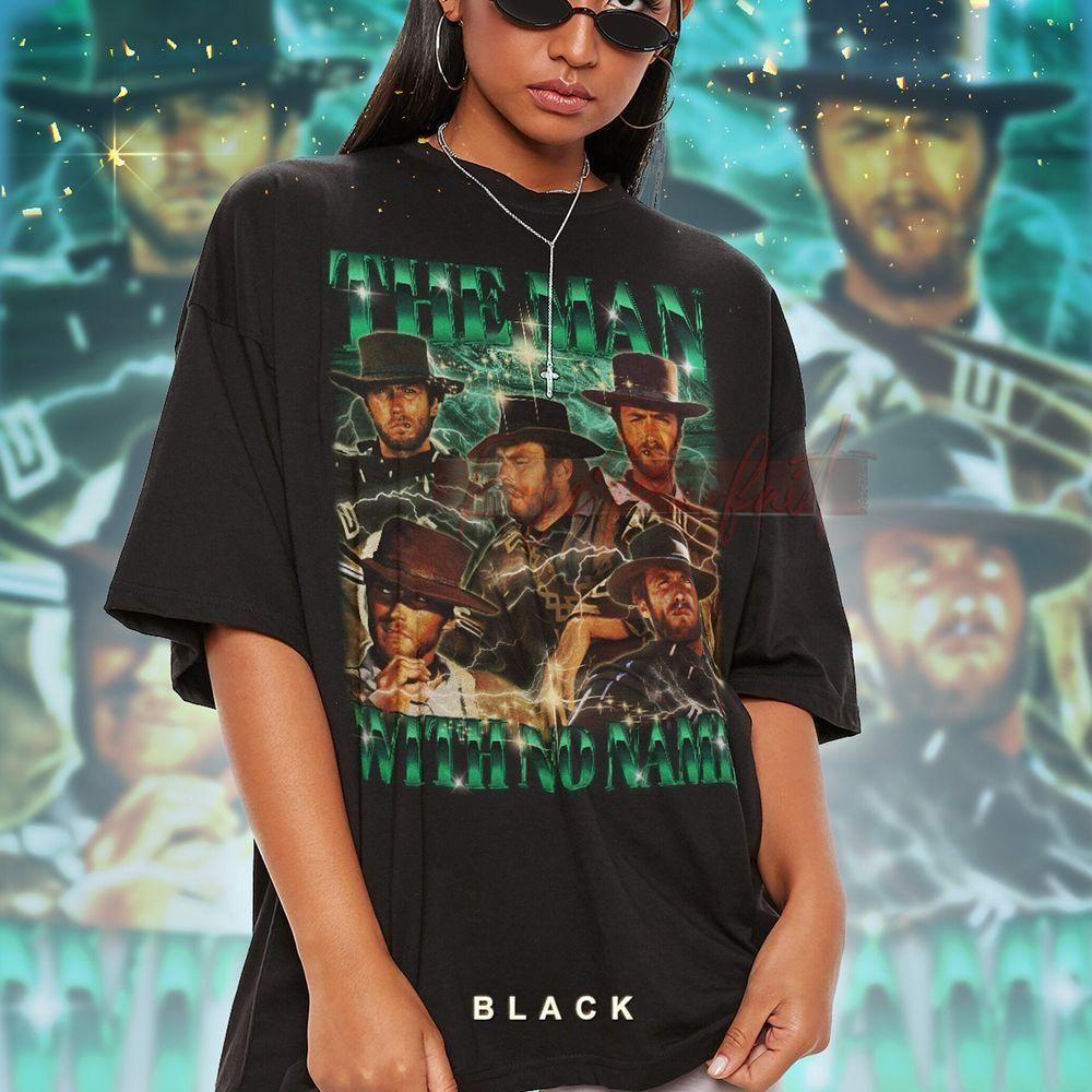 The Man With No Name Clint Eastwood Vintage Vuitino Apparel